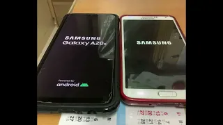 Samsung galaxy A20s vs Samsung galaxy Note 3-startup speed test