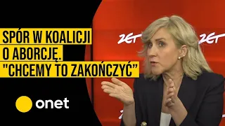 Spór między koalicjantami o kwestię aborcji. “My chcemy to zakończyć”