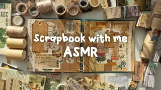 ASMR Scrapbook with Me | Relaxing Stationery Sounds | No Talking