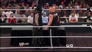 WWE RAW 2/24/14 - The Undertaker Returns and confronts Brock Lesnar - [HD]