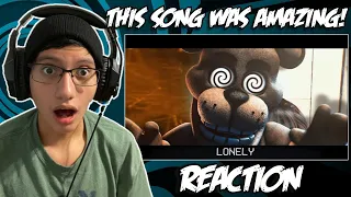 THIS SONG WAS AMAZING || FNAF - LONELY FREDDY SONG LYRIC VIDEO - Dawko & DHeusta REACTION