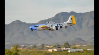 E Flite's P-51 Mustang 1.2m Cripes A'Mighty