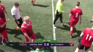 4-ТУР. DIVISION B. CENTRAL YARD - ФК ТЕРРИКОН 0:8 (Обзор матча) #SFCK Street Football Challenge Kiev