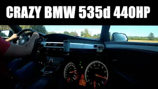BMW 535d E60 ACCELERATION 0-100, 100-200, 1/4 mile