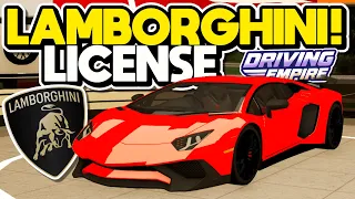 *LAMBORGHINI* IS COMING TO DRIVING EMPIRE *THIS FRIDAY!* | Lamborghini LICENSE!!