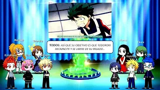 BNHA reacciona al rap de Izuku Midoriya vs Shoto Todoroki | MI CAMINO Y DESTINO NO LO RIGE NADIE