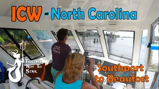 Boating the N. Carolina ICW - Southport to Beaufort E151