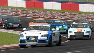 Daily Race around Kyoto Driving Park featuring the Audi TTS Coupe '09. (Gran Turismo 7, PS4)