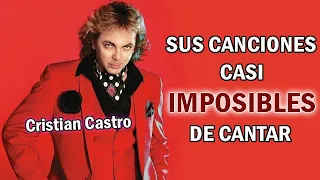 Las CANCIONES MÁS DIFÍCILES de CRISTIAN CASTRO | *Porcayo*