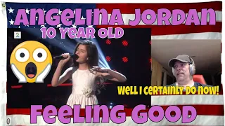 Angelina Jordan (10 Year Old) - Feeling Good "LIVE on The Stream Gir Tilbake" - REACTION - amazing