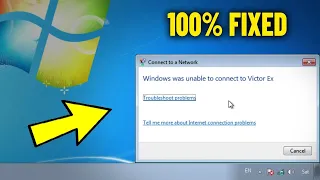 Windows was unable to connect to Wifi in Windows 7 - How To Fix can't connect a Network Wireless ✅