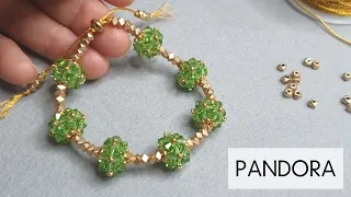 Pandora Style Crystal Beads Bracelet 판도라 스타일 비즈팔찌 만들기