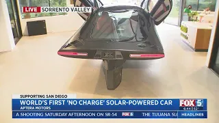 World's First 'No Charge' Solar-Powered Car