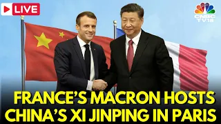 LIVE: Xi Jinping Welcomed By Emmanuel Macron at Elysee Palace |China's Xi Praises French Ties | N18G