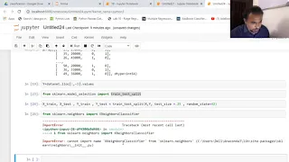 KNN calssification algorithm , Jupyter notebooks , Python codes KNN , #MLWITHTRAINFIRM #MLWITHMATHEW