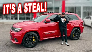 BUYING THE CHEAPEST JEEP TRACKHAWK IN THE COUNTRY!?