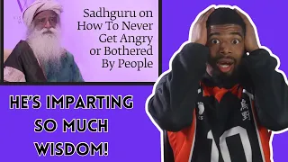 AMERICAN REACTS TO Sadhguru on How To Never Get Angry or Bothered By People