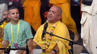 Mayapur ISKCON kirtan !! Patri prabhu kirtan !! Sanatan prem 2.0 #iskcon#krishna#viral