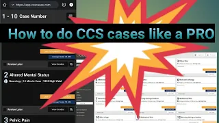 How to Approach USMLE step 3 CCS cases like a pro !
