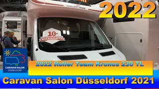 2022 Roller Team Kronos 230  TL Interior and Exterior Walkaround Caravan Salon Düsseldorf 2021