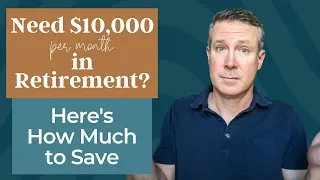 Need $10,000 Per Month in Retirement? Here's How Much to Save.