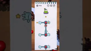 Cut the Rope Daily.  January 15 2024. 10 Stars Walkthrough.