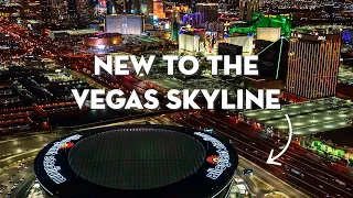 Allegiant Stadium Las Vegas - Aerial Helicopter Views