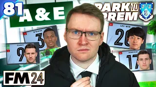 INJURY CRISIS TO START THE SEASON - Park To Prem FM24 | Episode 81 | Football Manager