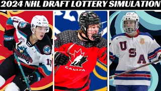 2024 NHL Draft Lottery Simulation + 2024 NHL Mock Draft Top 10