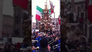 Candelore in Piazza Duomo II part  3-2-2018