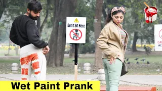 Wet Paint Prank | Prank in Pakistan | @HitPranks