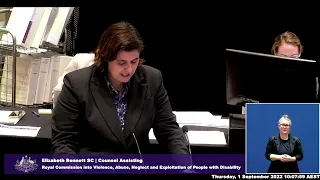 Public hearing 26: Homelessness, including experience in boarding houses, hostels and other - Day 4