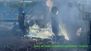 Rammstein Intro+Rammlied Live at Slaski Stadium Chorzow Polen 30 07 2023