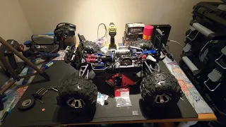 Traxxas summit first run and 4s - 6s brushless conversion