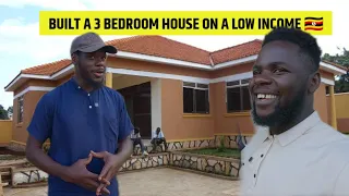 How This Young Ugandan Built A 3 Bedroom House With A Low Income On a Tiny Plot