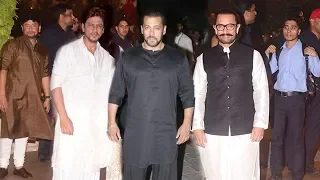 Salman,Shahrukh,Aamir,Amitabh,Rekha TOGETHER At Mukesh Ambani's Ganpati Party 2018