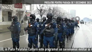 PARADA MILITARA DE 1 DECEMBRIE 2022 IN IASI - PREGATIRI ( Ziua Nationala a Romaniei )