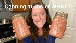 Learn how to can Ground Beef! We will be pressure canning 10 Ibs together!