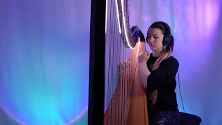 "Determination" - percussive harp improvisation  //  Amy Turk