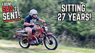 1979 Honda CT90 Budget Restoration | Back on the Road after 27 YEARS!