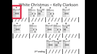 White Christmas (Kelly Clarkson) - Moving chord chart