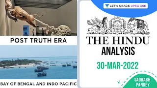 The Hindu Newspaper Analysis | 30th March 2022 | Current Affairs | UPSC CSE | Saurabh Pandey