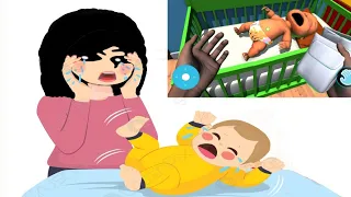 صرت ام ليوم كامل #لعبه الحياه الواقعيه🤣💔/ Mother Life Simulator