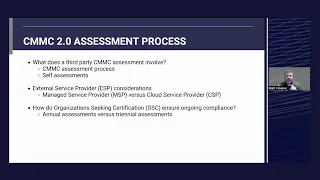 CMMC 2.0 ASSESSMENT PROCESS - What does a third party CMMC assessment involve?