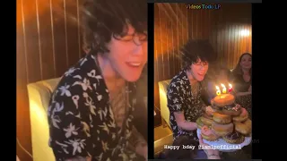 LP Happy happy birthday celebrating your birthday with your friends what a wonder 🫶🏼🥰😘💕💕💕💕