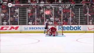 NHL 12 - Colorado Avalanche vs Detroit Red Wings - OT + shootout (commentary)