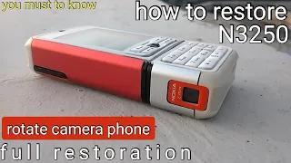 RESTORASI NOKIA 3250 RARE kamera putar || RESTORE PHONE NOKIA 3250