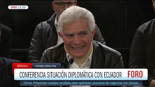 TENSIÓN MÉXICO ECUADOR | Conferencia sobre situación diplomática con Ecuador