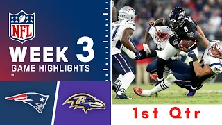 New England Patriots vs. Baltimore Ravens Full Game Highlights 1st Qtr | NFL Week 3, 2022