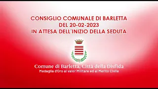 Barletta Seduta di Consiglio Comunale  del 20/02/2023
